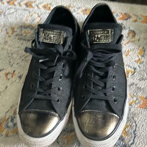 10 Converse All Star Chuck Taylor Brush-off metallic sheen, Women's